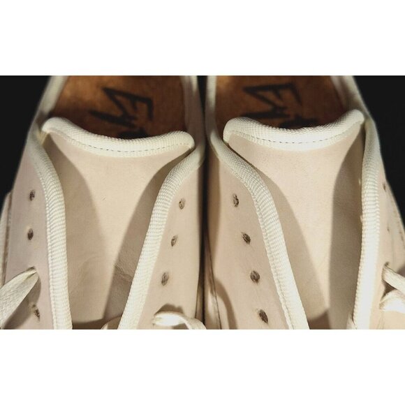 Eytys Mother of Galosch Low Top Suede Sneaker 38 7.5 Natural Shoes $69 - Picture 3 of 14